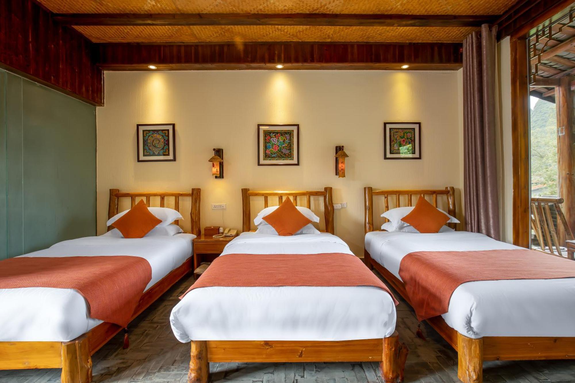 Yangshuo River Lodge Hotel-Free Pick Up From Yangshuo Area Over Three Nights 외부 사진